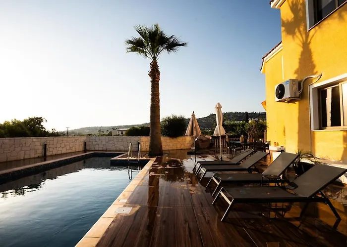 Villa And Nest Casa Alba Modern Boho With Private Pool Near To Sea, Paphos Peyia