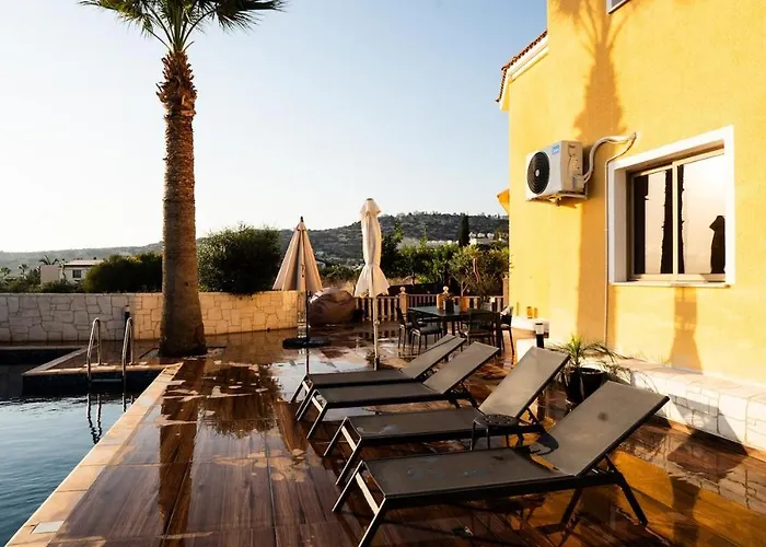 And Nest Casa Alba Modern Boho With Private Pool Near To Sea, Paphos Villa *