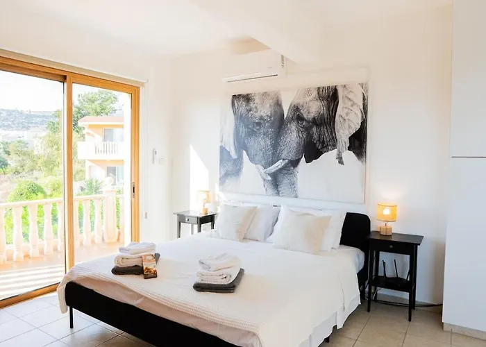 And Nest Casa Alba Modern Boho With Private Pool Near To Sea, Paphos Villa Pegeia